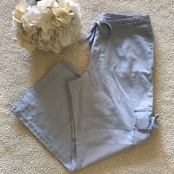 J. Jill Pants - J. Jill linen crop pants